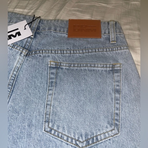 NWT Princess Polly Denver Straight Leg Jeans Womens Size 10 Wide New Blue Denim - Picture 10 of 14